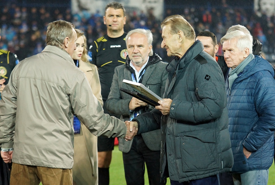 Antoni Nieroba i Eugeniusz Lerch w Klubie Wybitnego Piłkarza Śląska